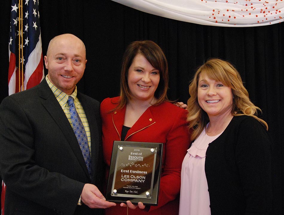 2016 Best of South Salt Lake “Best Business” Award 2016 Best of South Salt Lake “Best Business” Award
