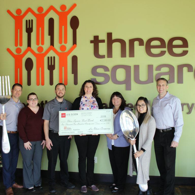 Les Olson Company supports Utah Food Bank. Les Olson IT