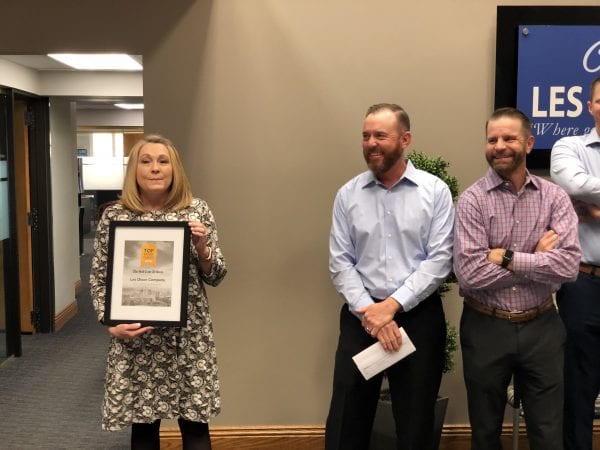 Les Olson Company Recognized as a Top Workplace of 2018